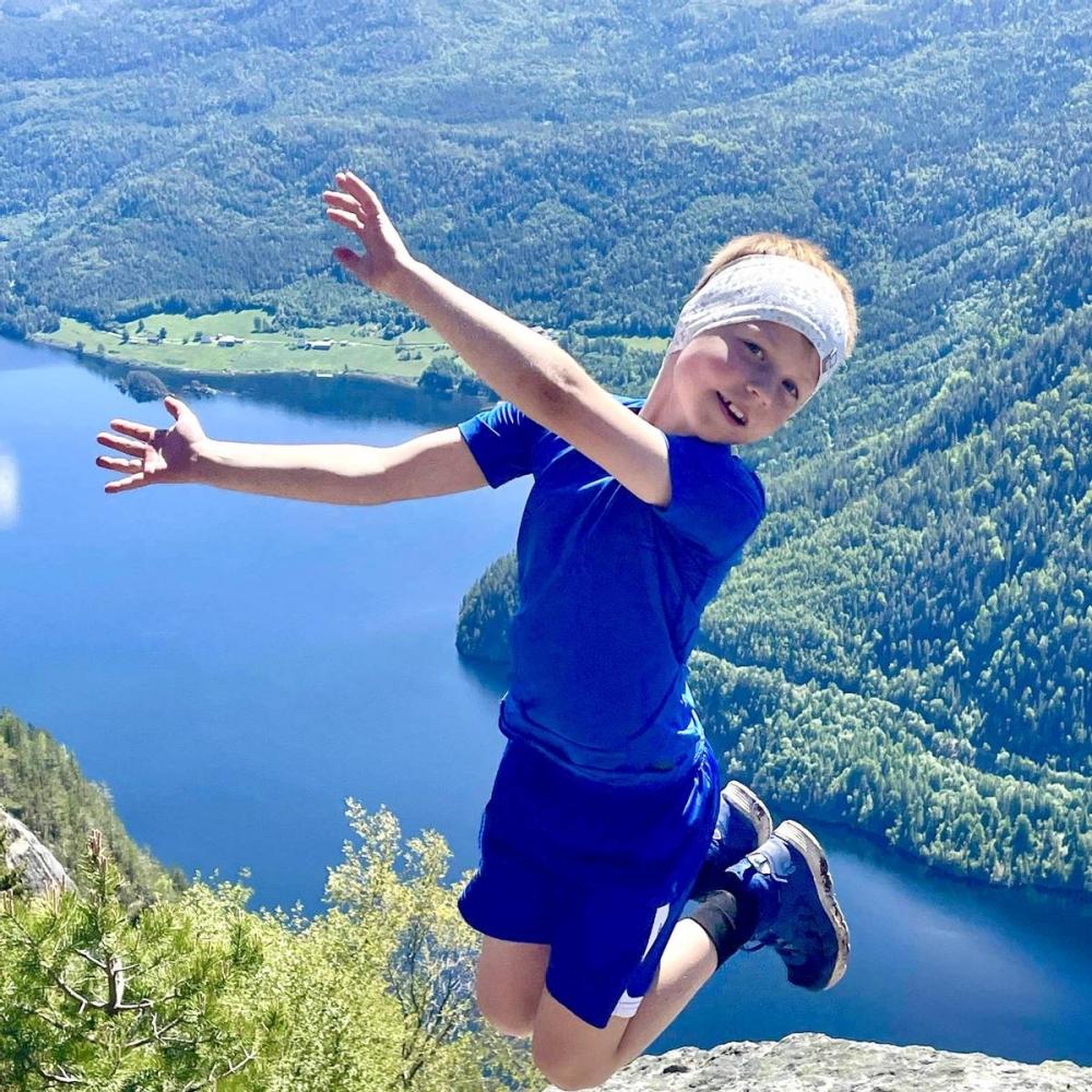Morild Glitre pannebånd junior, hvit