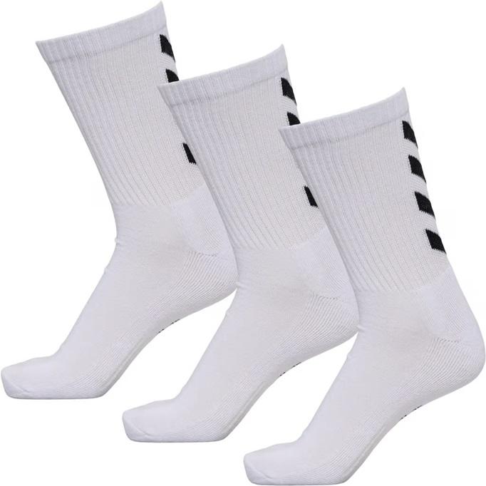 Hummel Fundamental 3-pack Sock, Hvit